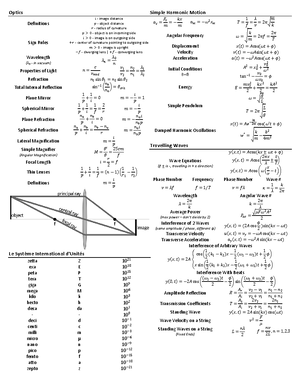 Vectors - Physics I - Studocu