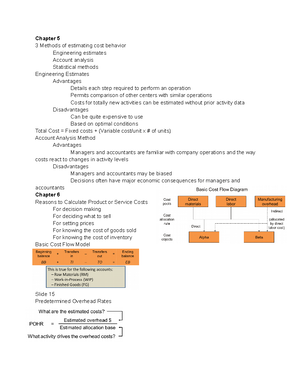 Acctchapter 6 - Smartbook - True or false: A cost management system ...