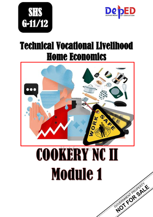 TVL HE Cookery Q1 Module 4 - Technical Vocational Livelihood Home ...