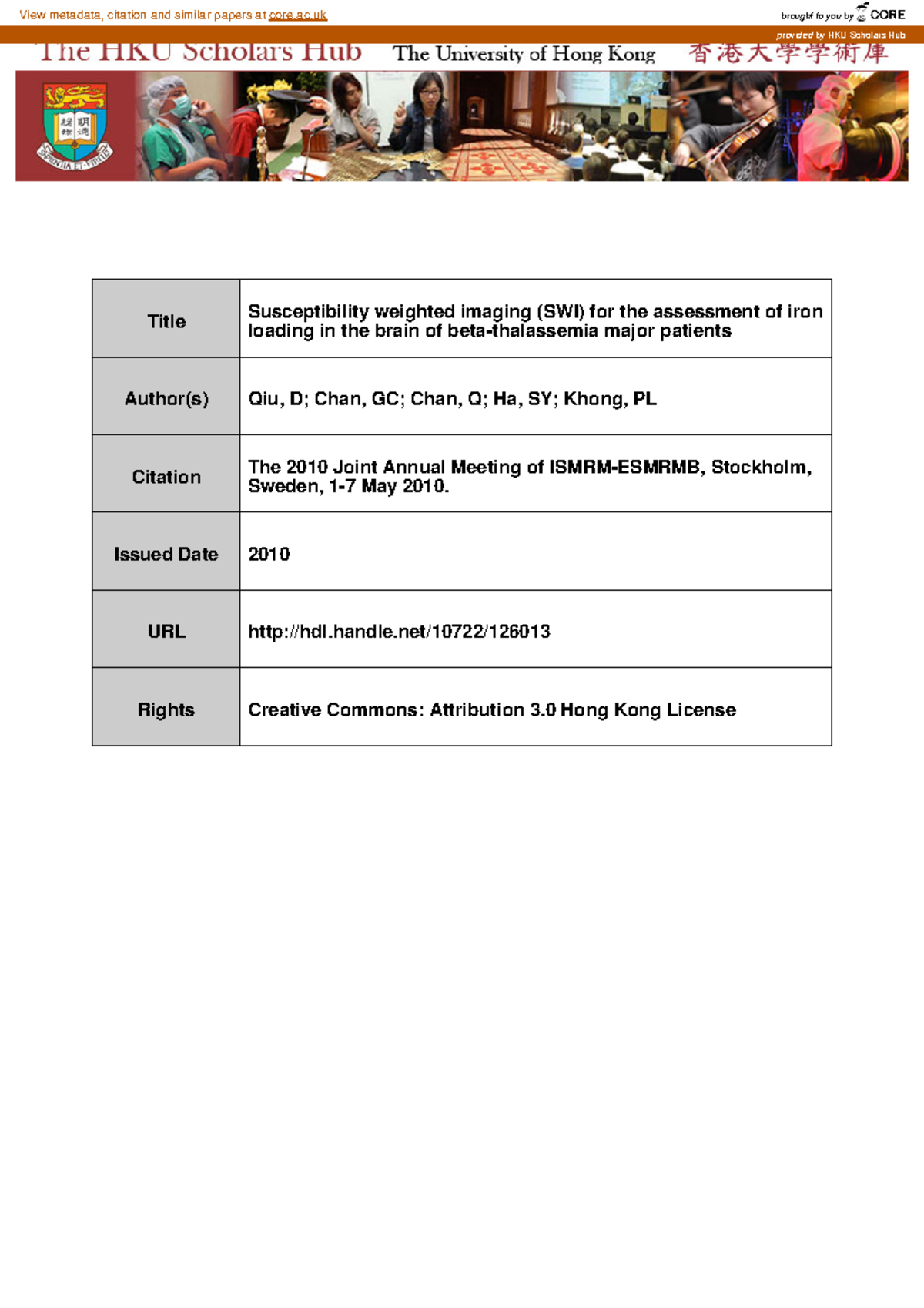 37951125 - Gestion des Ressources - Title Susceptibility weighted ...