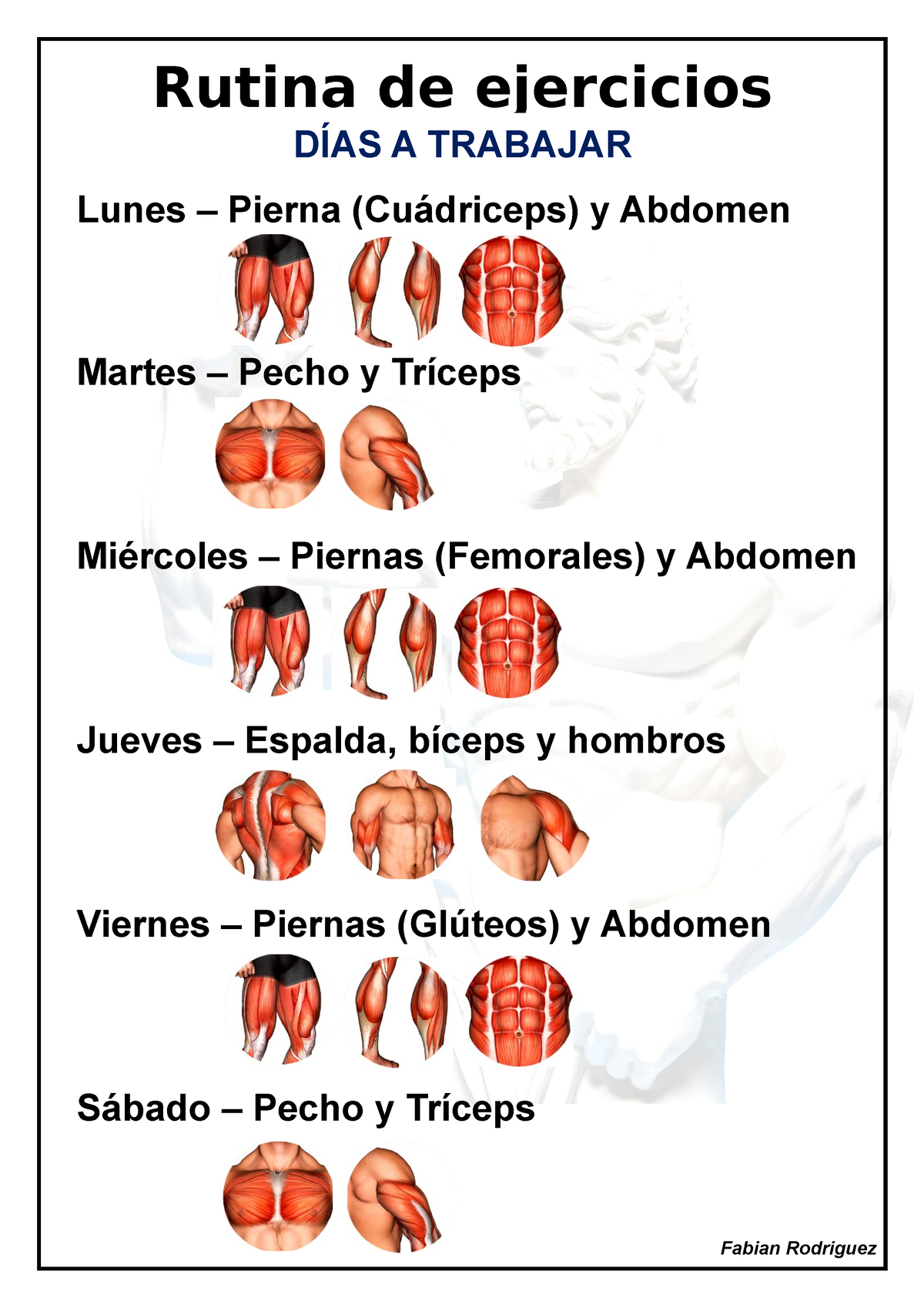 Pin de 🤍hanny en Rutina Viernes 🏋🏼  Rutina de cuadriceps, Rutinas de  ejercicio semanal, Rutinas de ejercicio