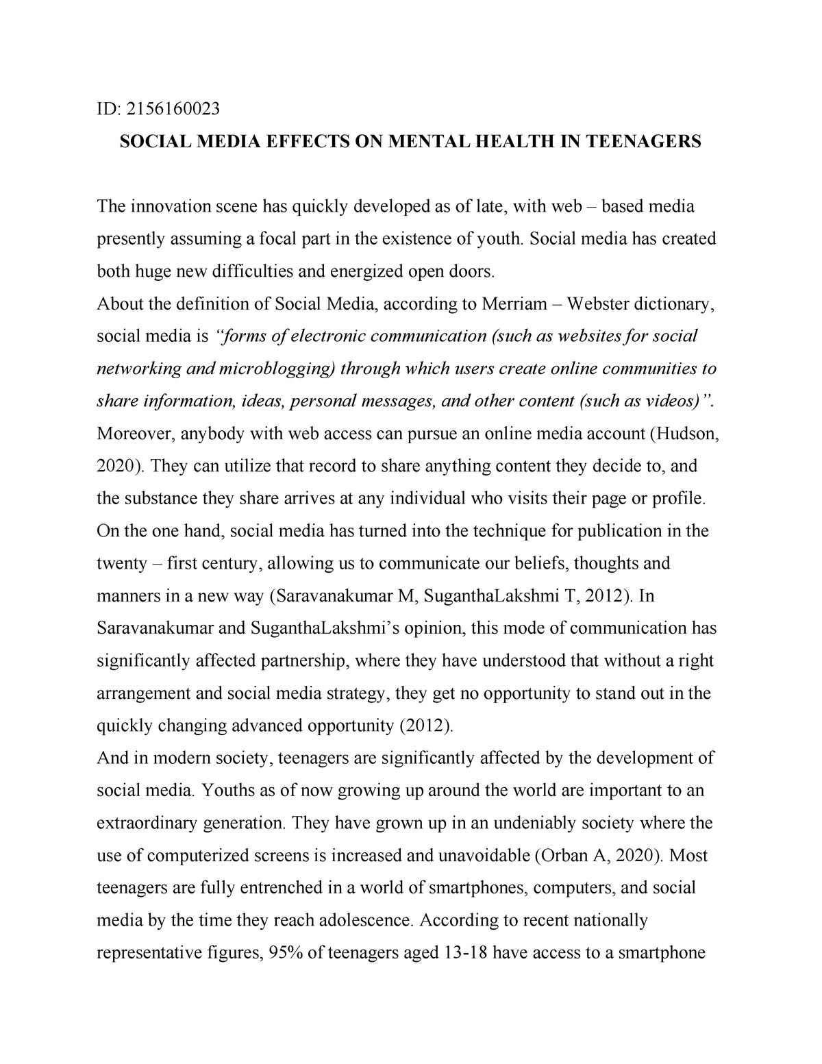 social-media-effects-on-mental-health-in-teenagers-id-2156160023