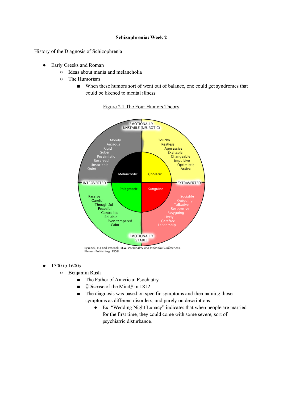 SOLUTION: Asesoramiento de s ntomas e historia de la esquizofrenia wesleyan  university - Studypool