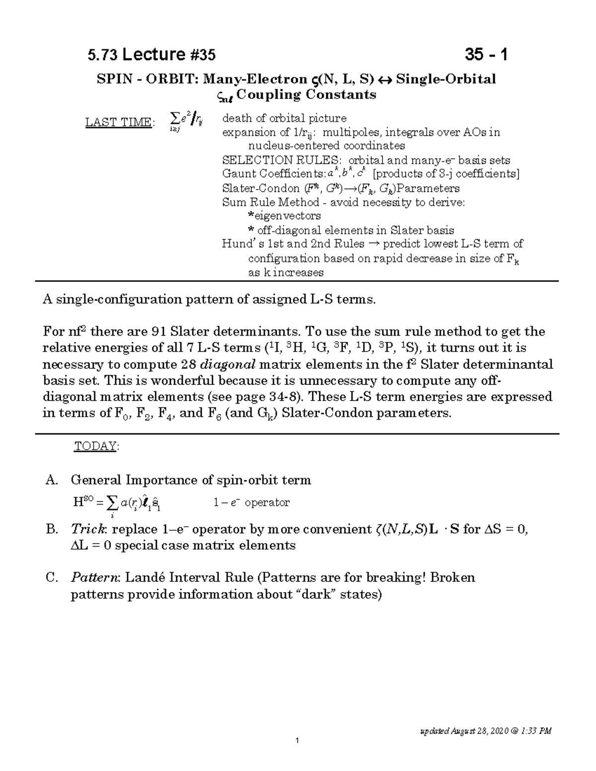 Mit5 73f18 Lec35 Lecture Notes 1 6 General Chemistry Che15m1 Studocu