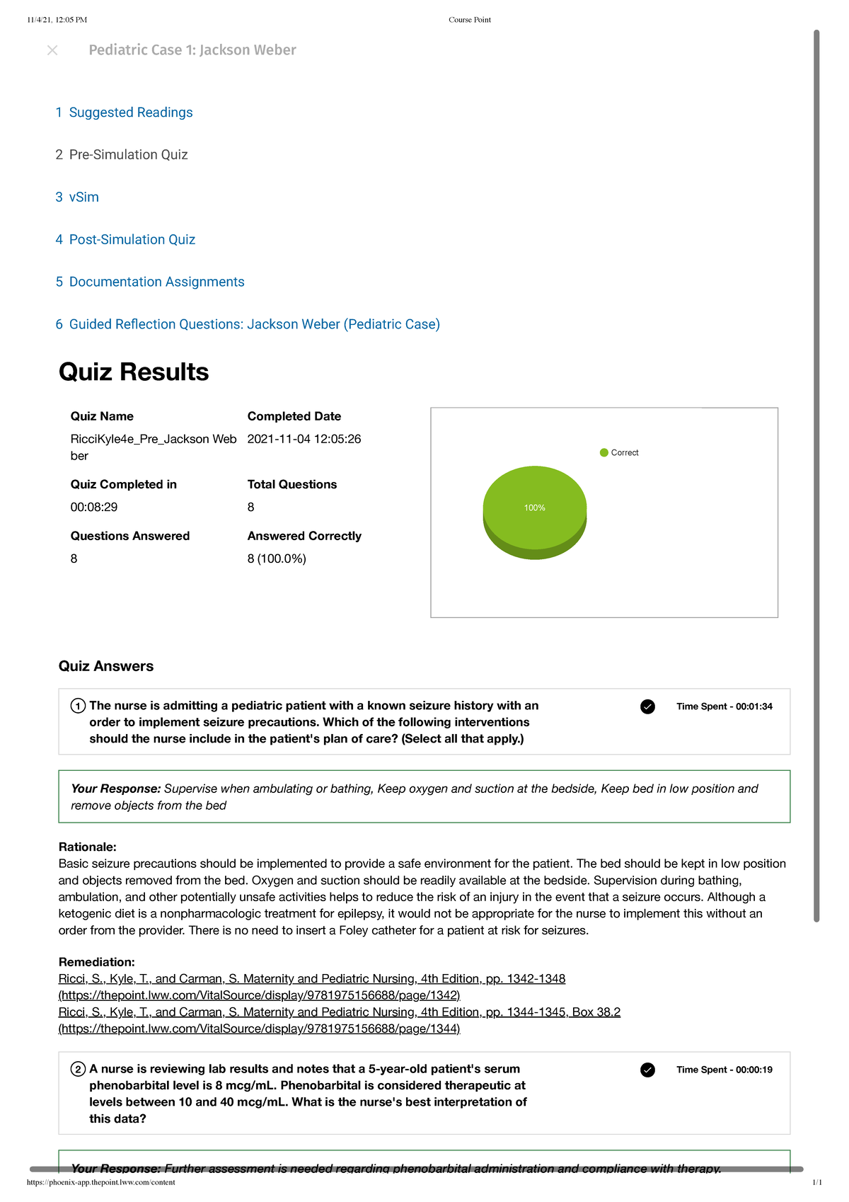 jackson weber case study quiz