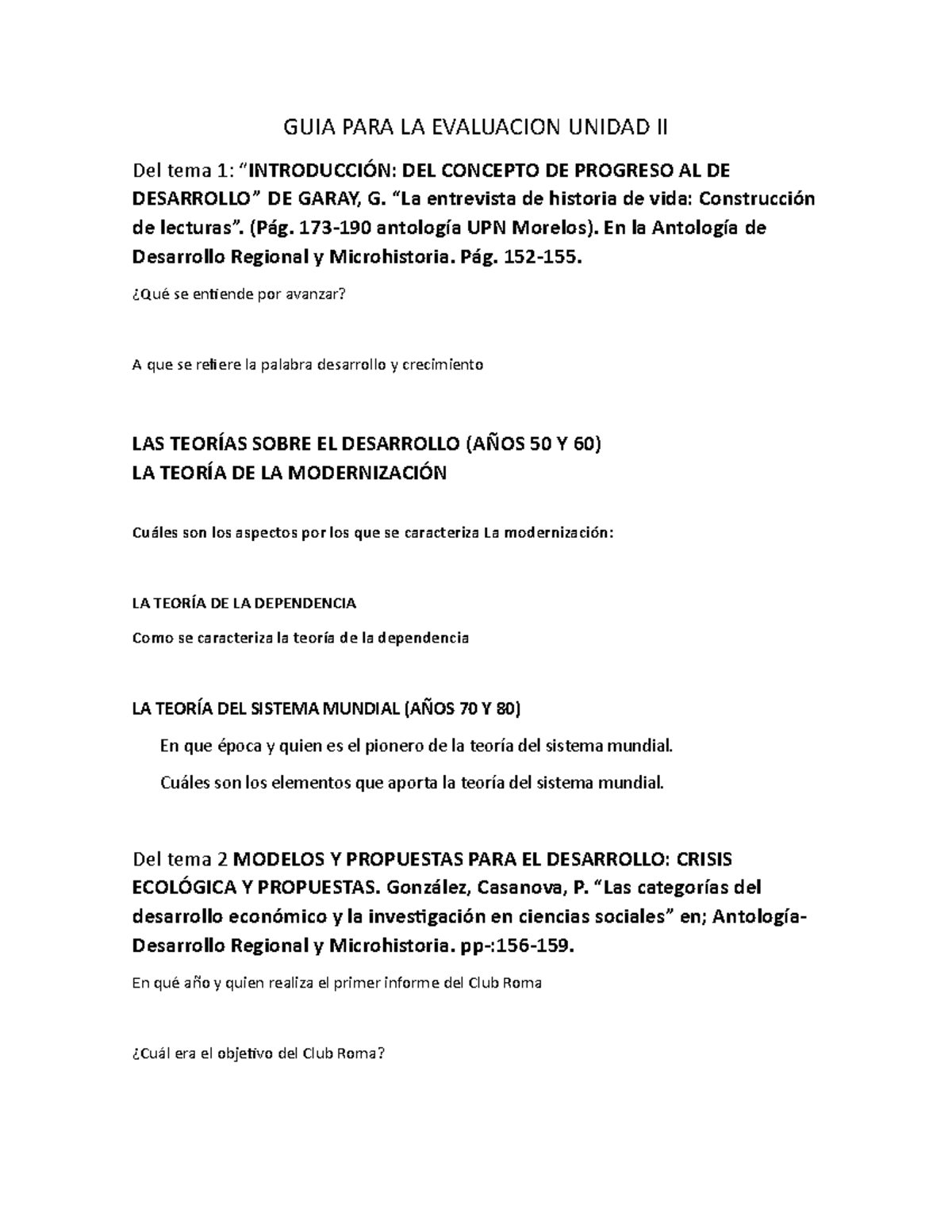 GUIA PARA LOSpara Alumnos - Apuntes 1 - GUIA PARA LA EVALUACION UNIDAD ...