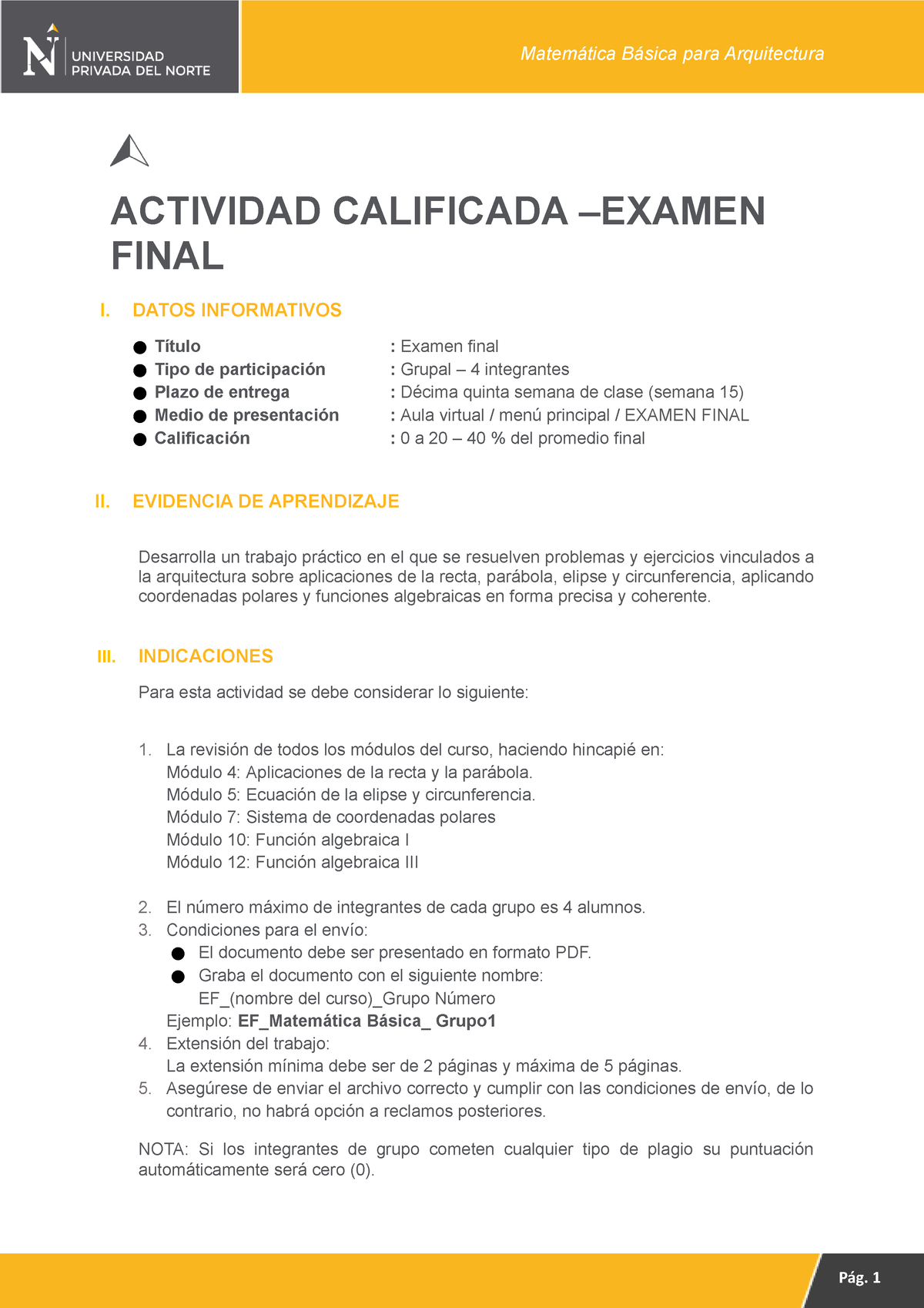 Examen Final Matemática Básica - Upn - ACTIVIDAD CALIFICADA –EXAMEN ...