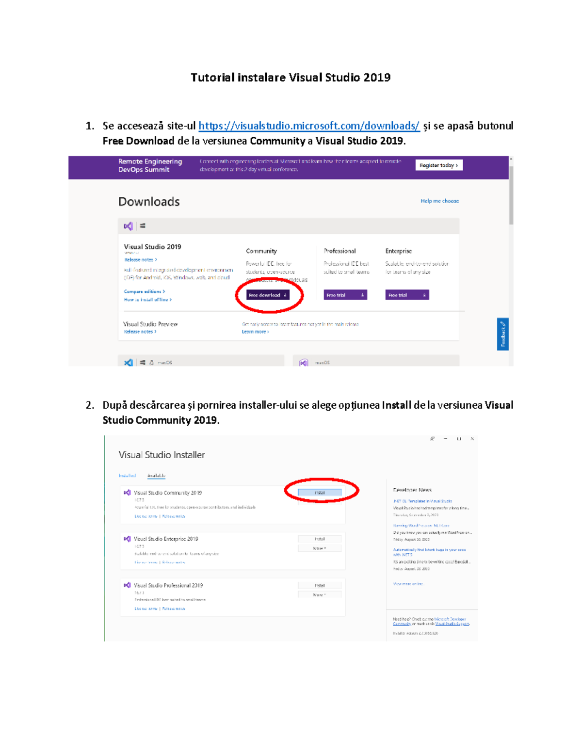 Tutorial Instalare VS2019 - Tutorial instalare Visual Studio 2019 Se ...
