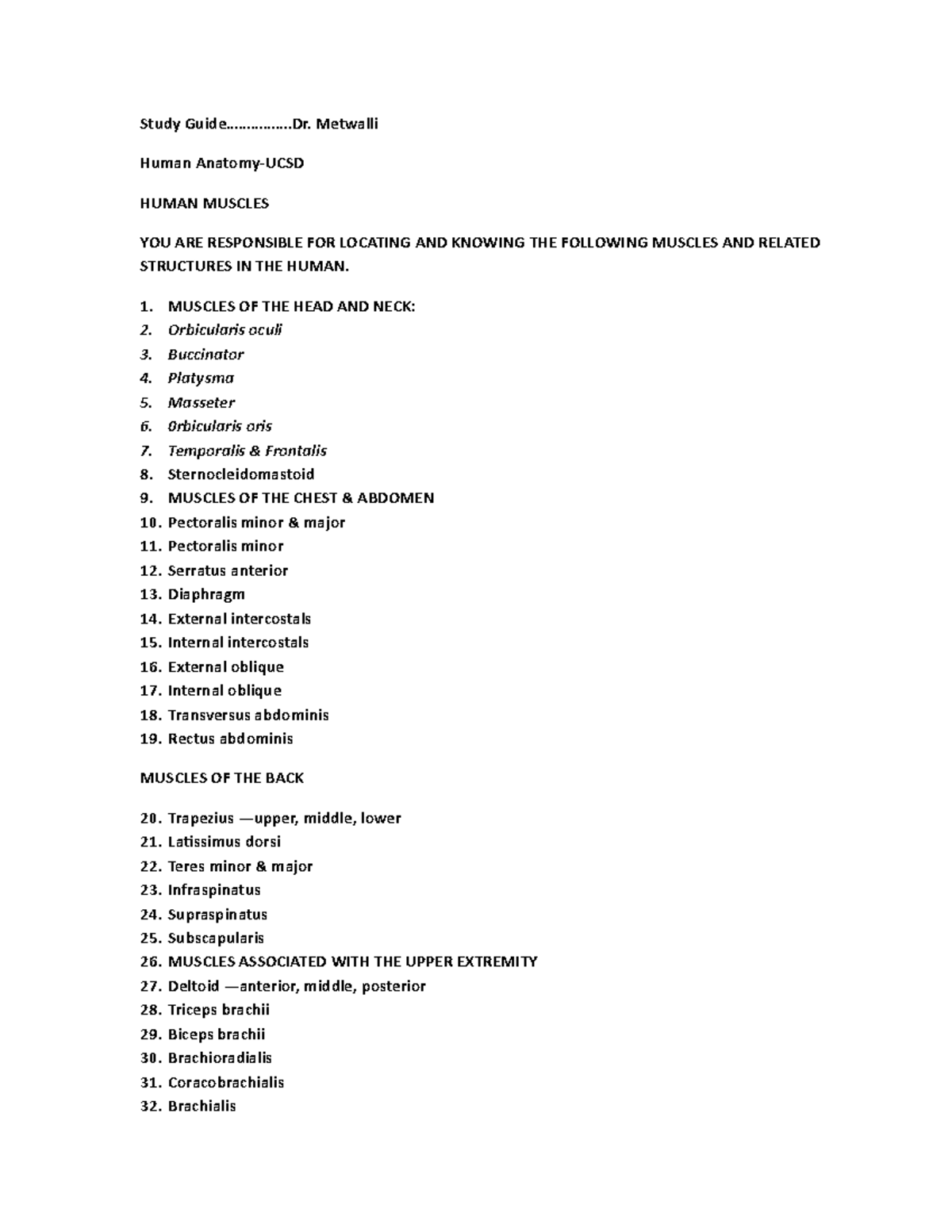 Complete Study GuideUCSDNEW2 Study Guide................ Metwalli