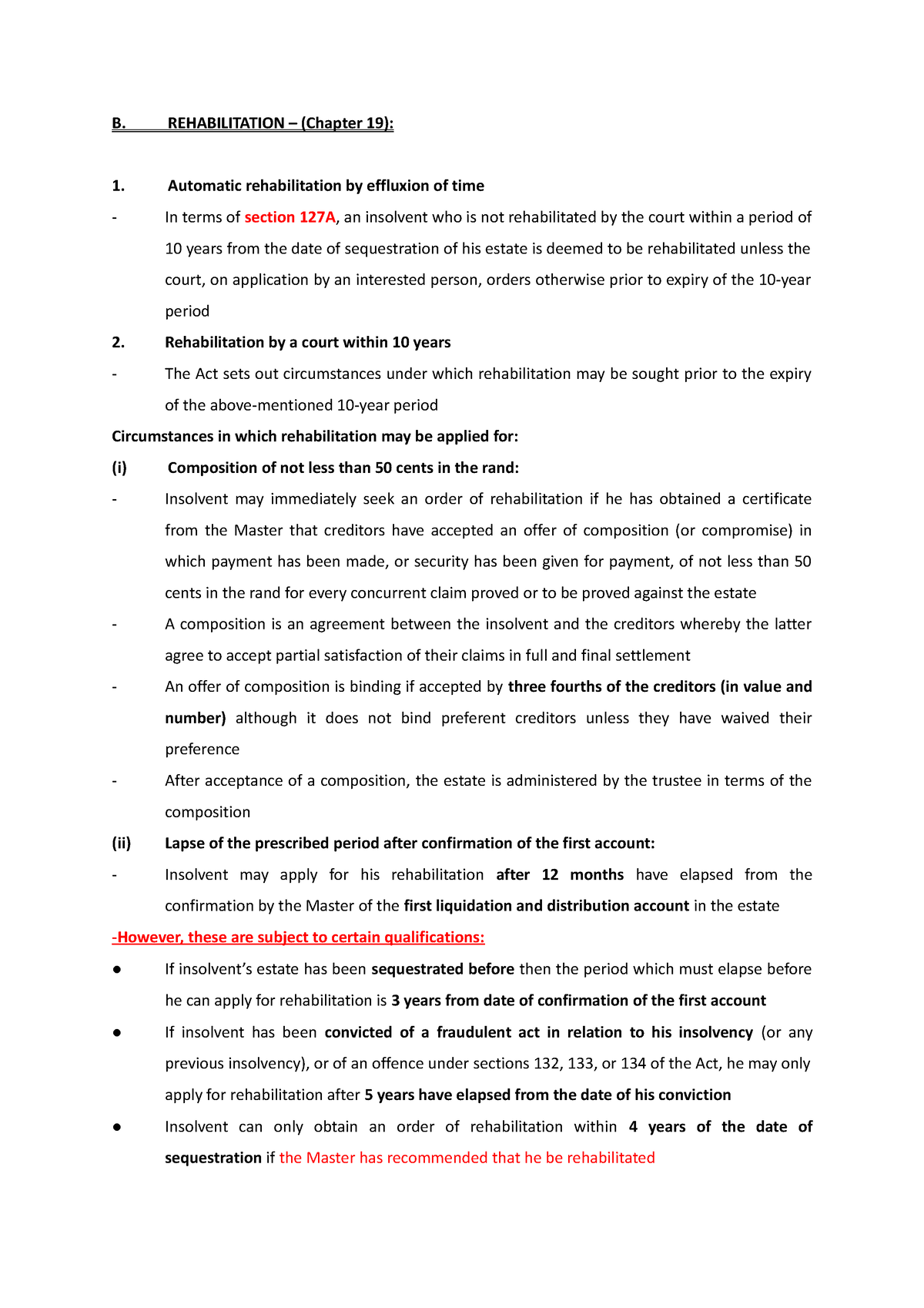 Rehabilitation - B. REHABILITATION – (Chapter 19): Automatic ...