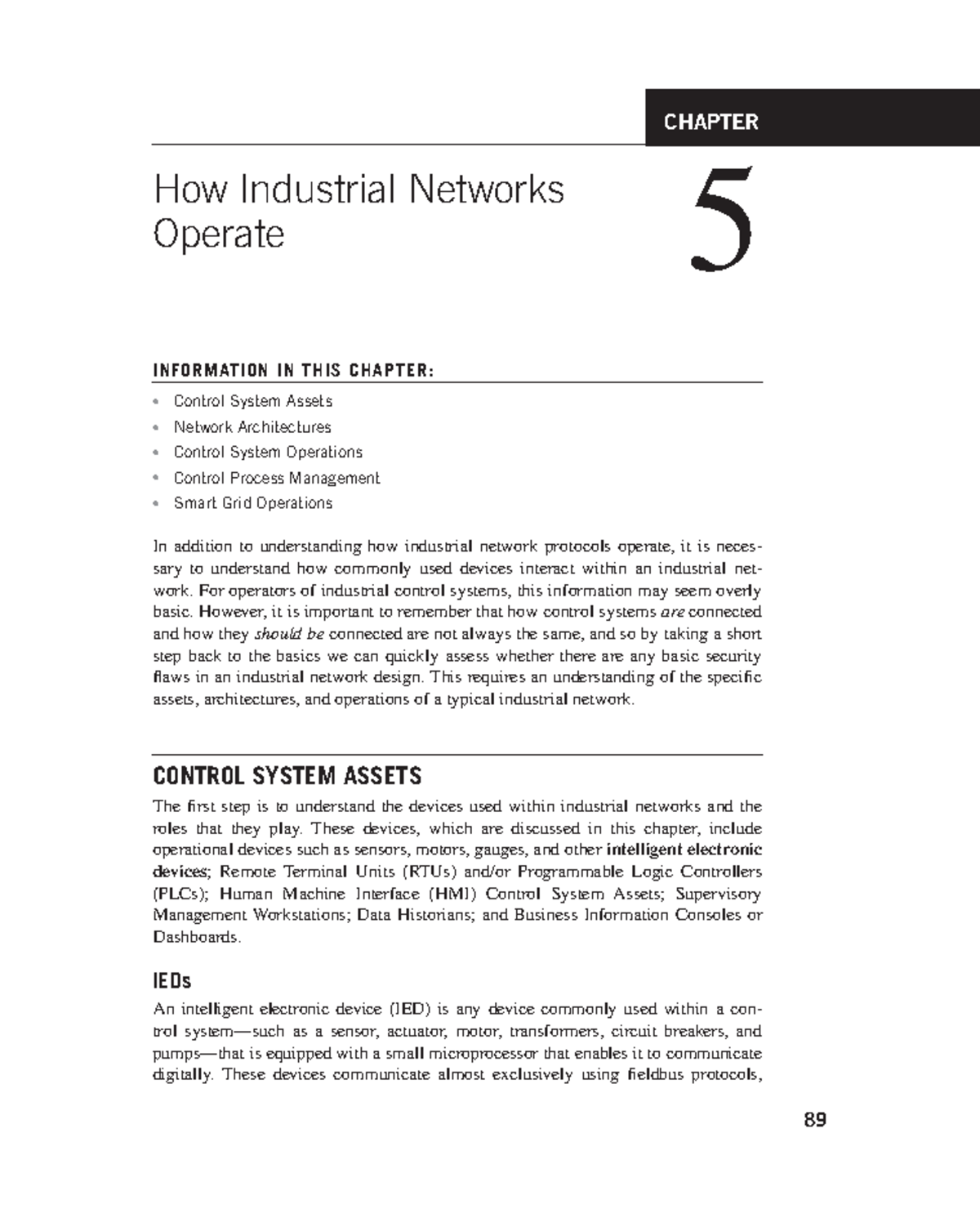 10.How Industrial Networks CAP 5 ERIC Knapp Industrial Network Security