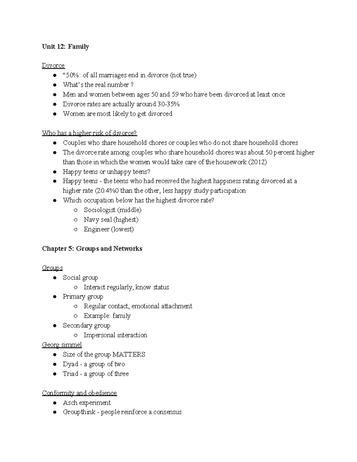 sociology-101-notes-unit-12-family-divorce-50-of-all-marriages