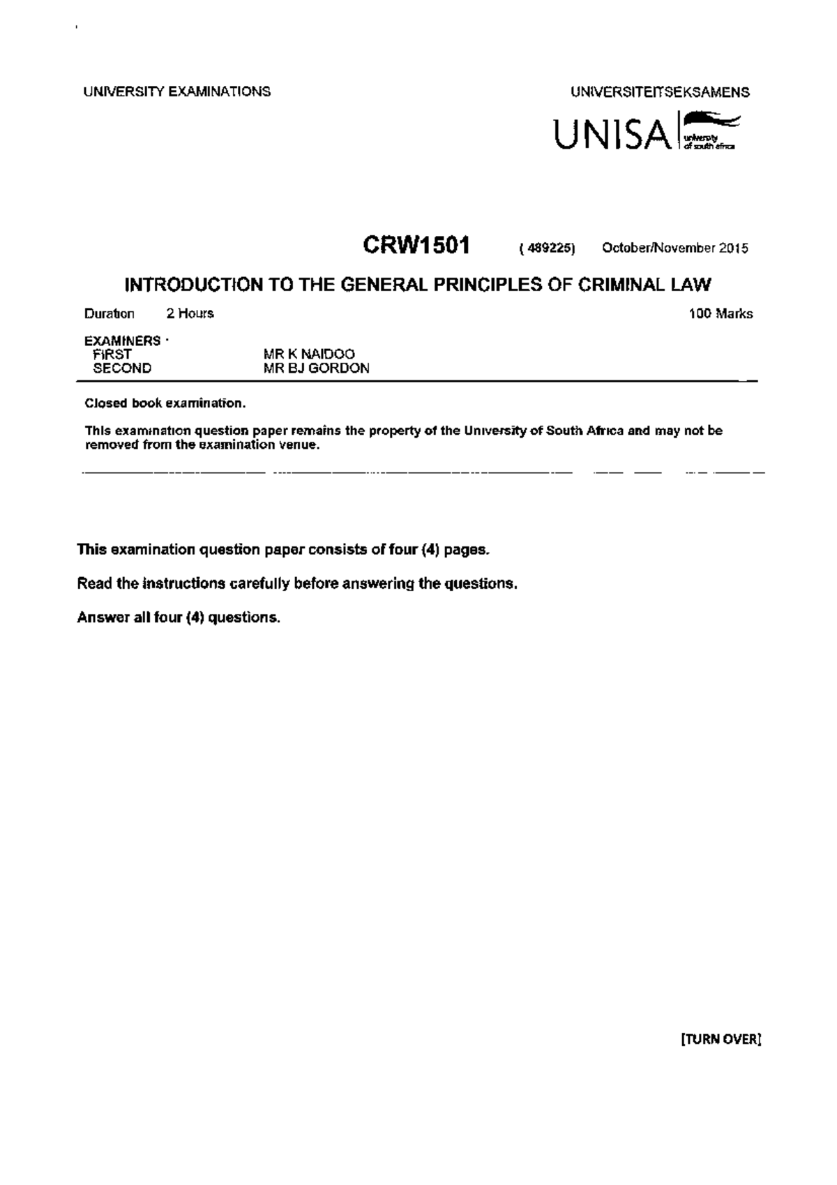 Crw1501 2015 Crime Crw2602 Studocu Crw1501 2015 Crime Crw2602 Studocu