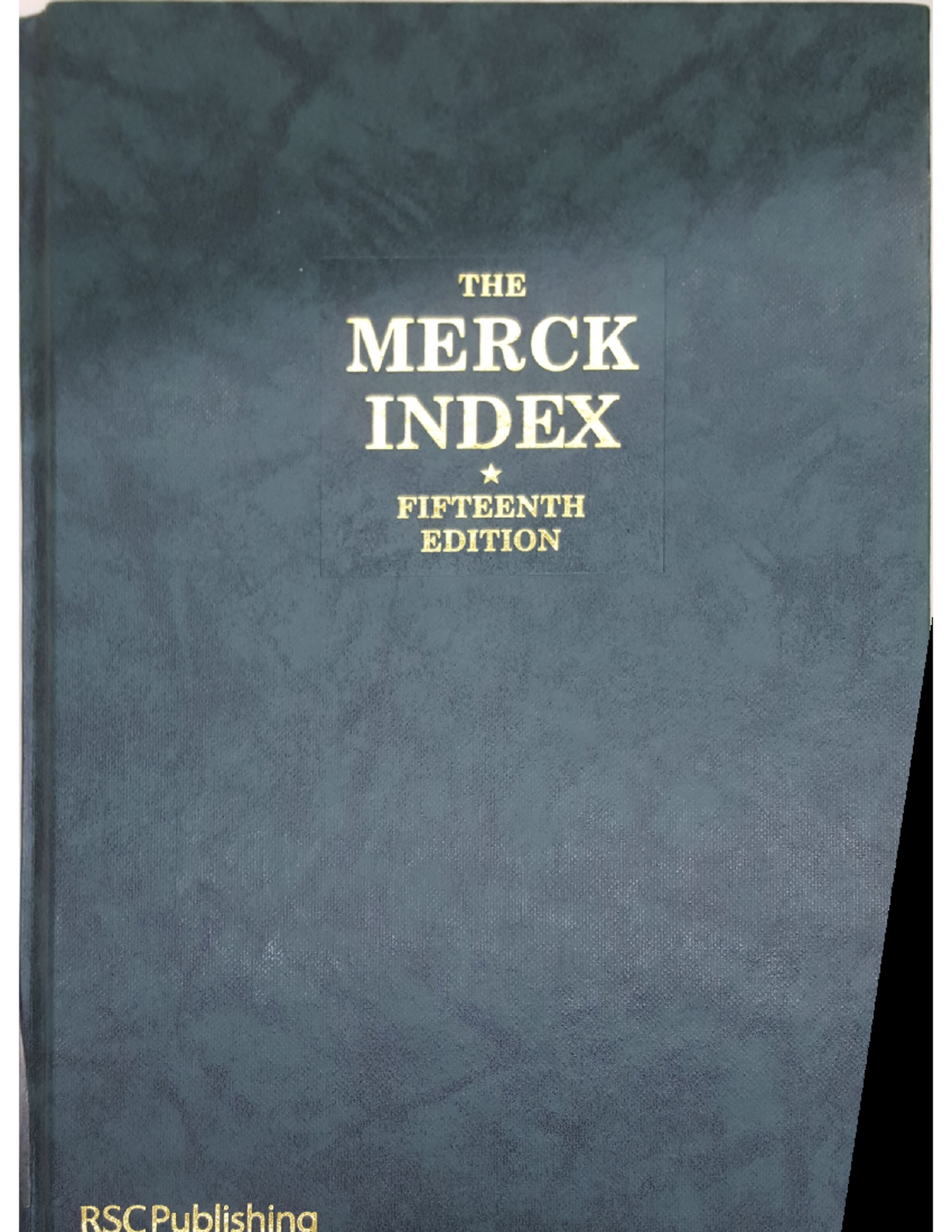 299085996 The Merck Index - Farmacologia - Studocu
