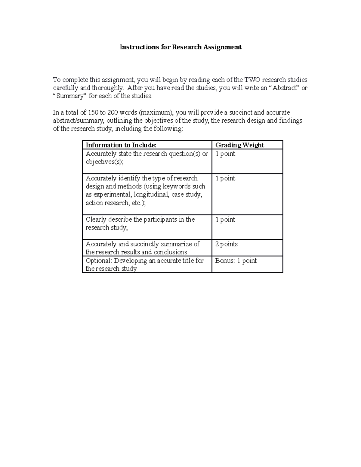 Research Assignment-Instruction - EDUC 210 - Concordia - Studocu