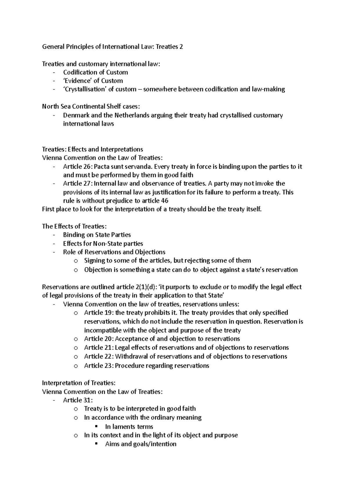 General Lecture Notes - General Principles of International Law ...