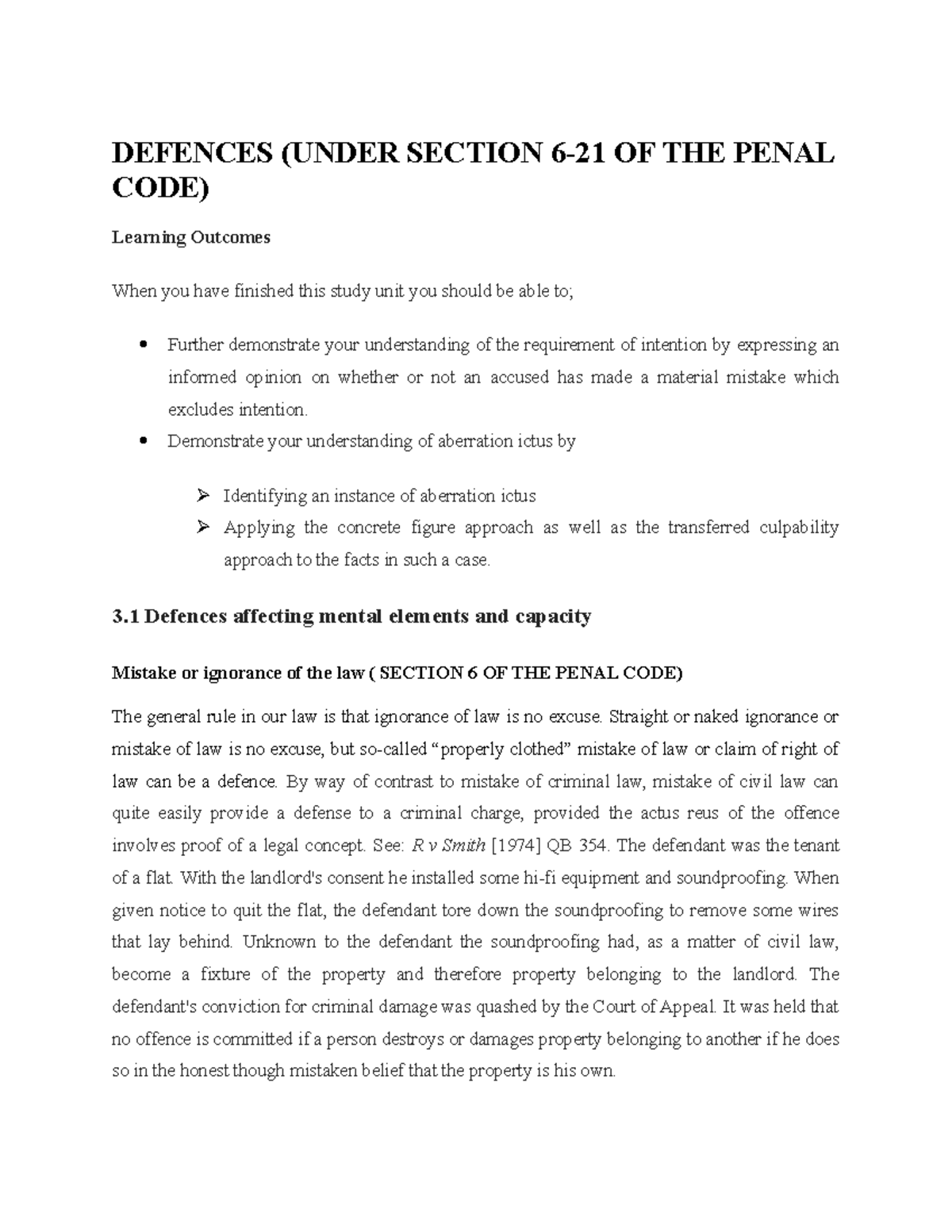 Defences Rantsho DEFENCES UNDER SECTION 6 21 OF THE PENAL CODE defences-rantsho-defences-under-section-6-21-of-the-penal-code