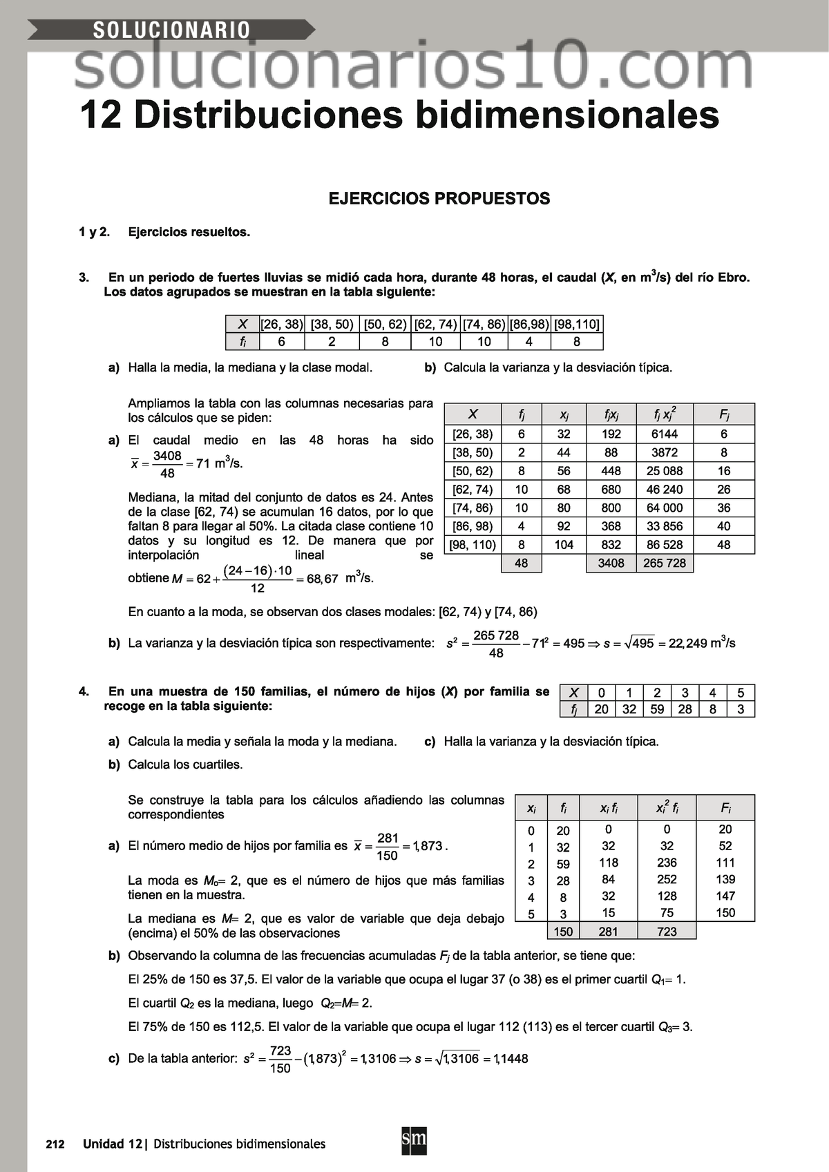 Tema-12-Distribuciones-bidimensionales - Matemáticas I - Studocu