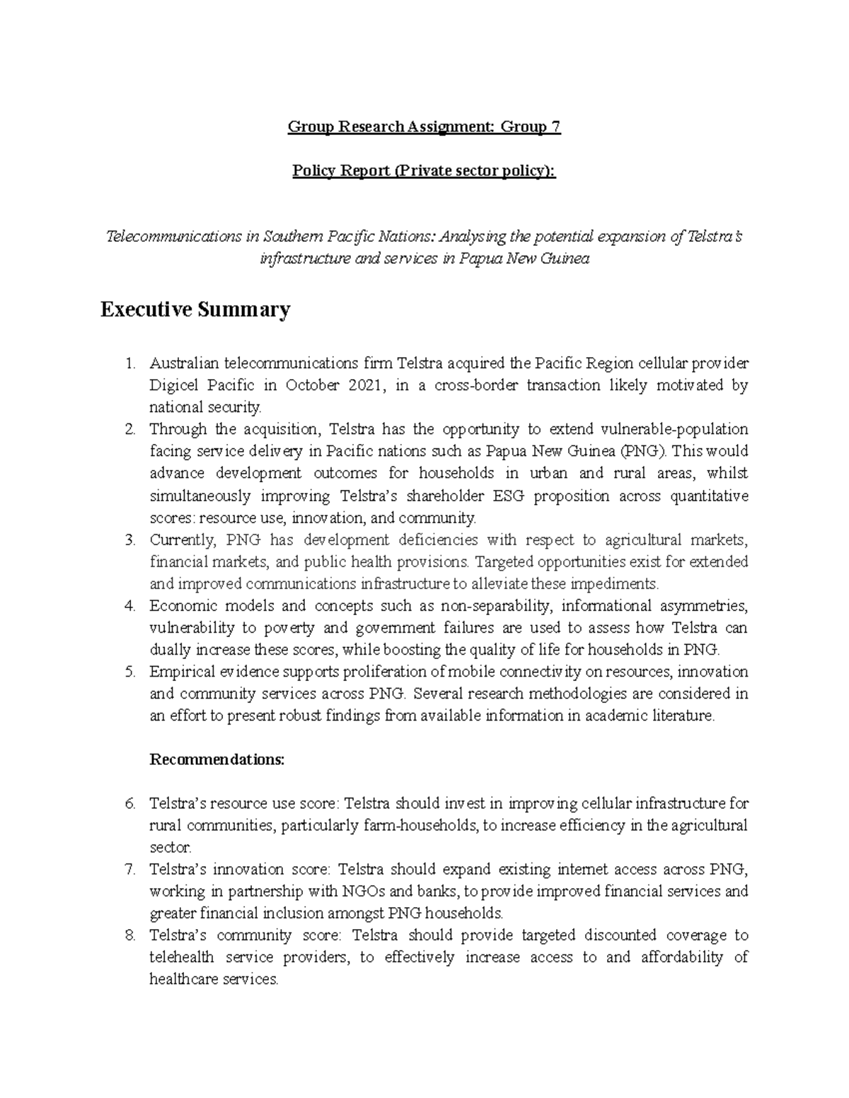 Annotated-Final Submission - ECOS3002 - Group 7 - Group Research ...