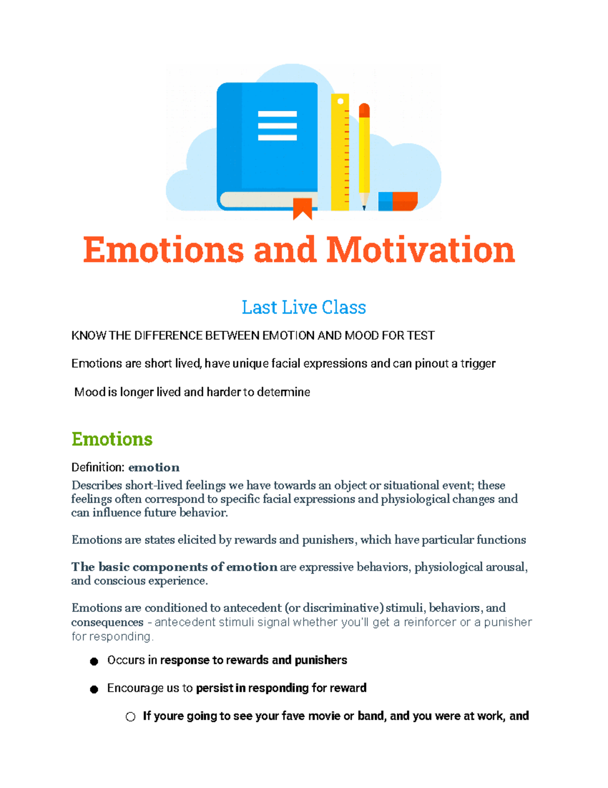 Emotion And Motivation Psychology Quizlettypography - glelx21
