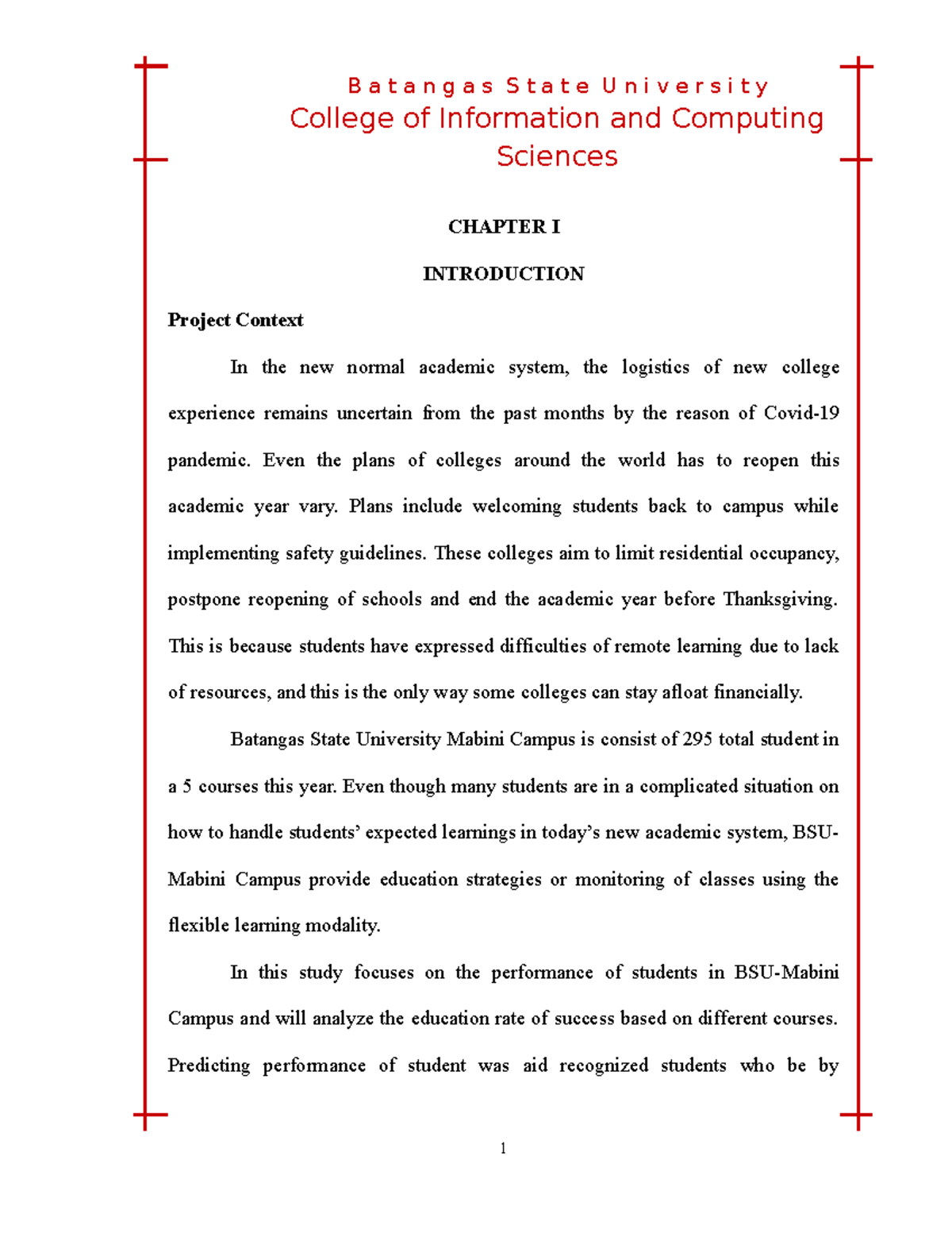 Group-1-Chapter 1 - Lecture notes 33 - College of Information and ...