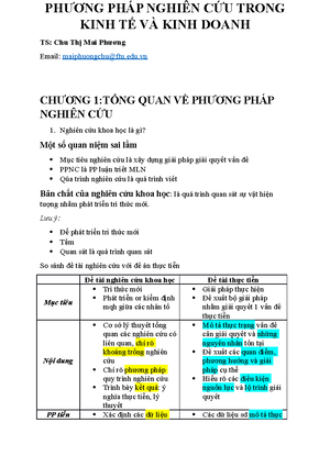 Thách Thức Trong Nghiên Cứu Kinh Tế Và Kinh Doanh