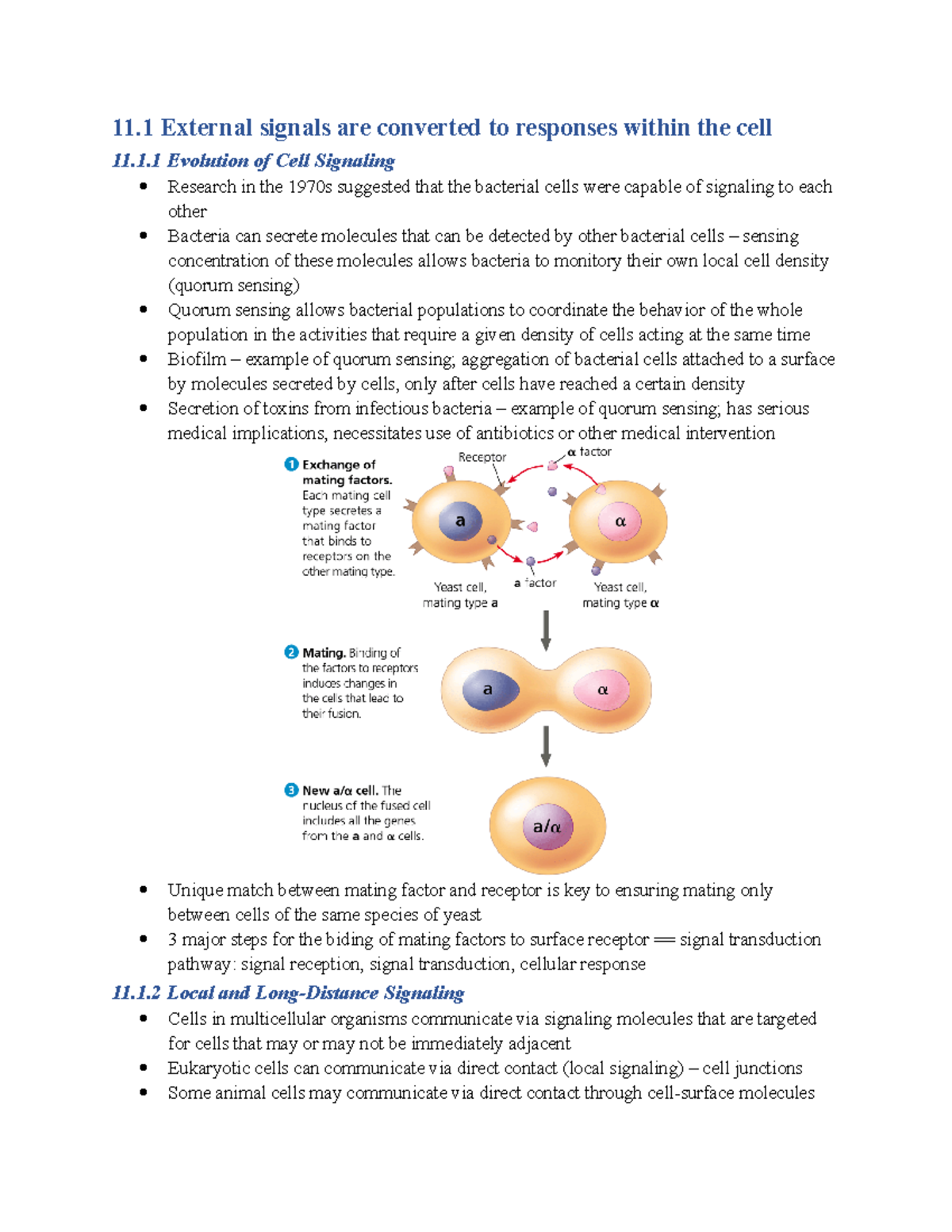 Reading Notes from Textbook - 11 External signals are converted to ...
