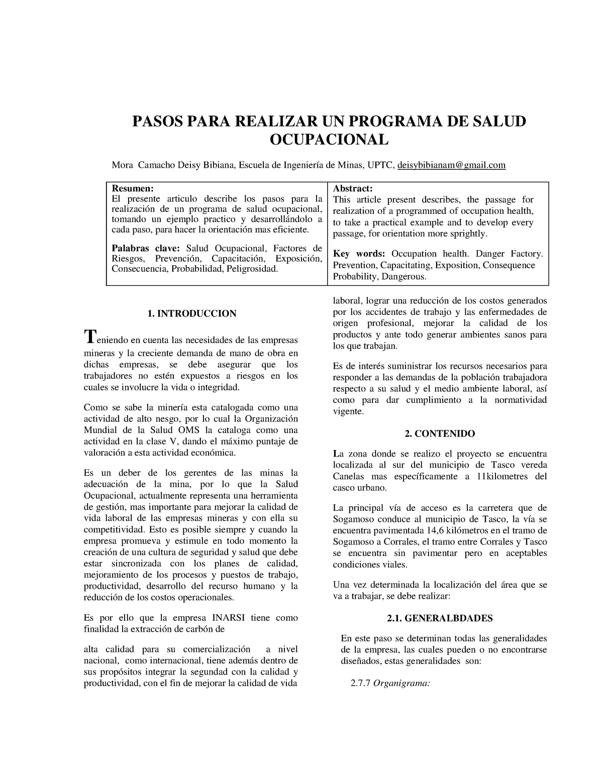 Pasos Para Realizar Un Programa De Salud Ocupacional Pasos Para Realizar Un Programa De Salud 5838