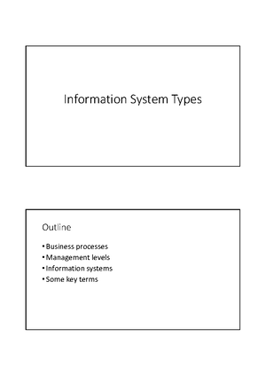 Information Technologies Handouts - Information Technologies Outline ...