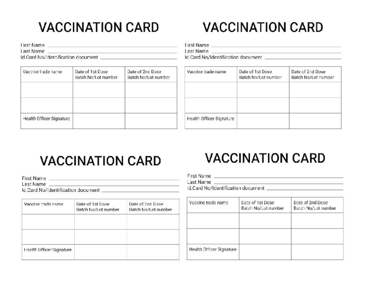 Vaccine - Studocu