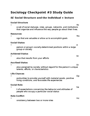 Soc 101 Soc Notes Soc 101 Studocu Soc 101 Soc Notes Soc 101 Studocu