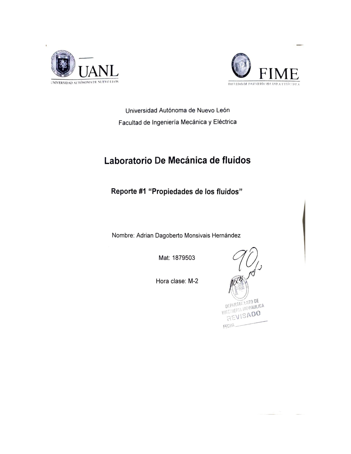 Mec-de-fluidos - Universidad Autónoma De Nuevo León Facultad De ...