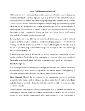 Standard costing - Notes - Standard costing Introduction Standard ...