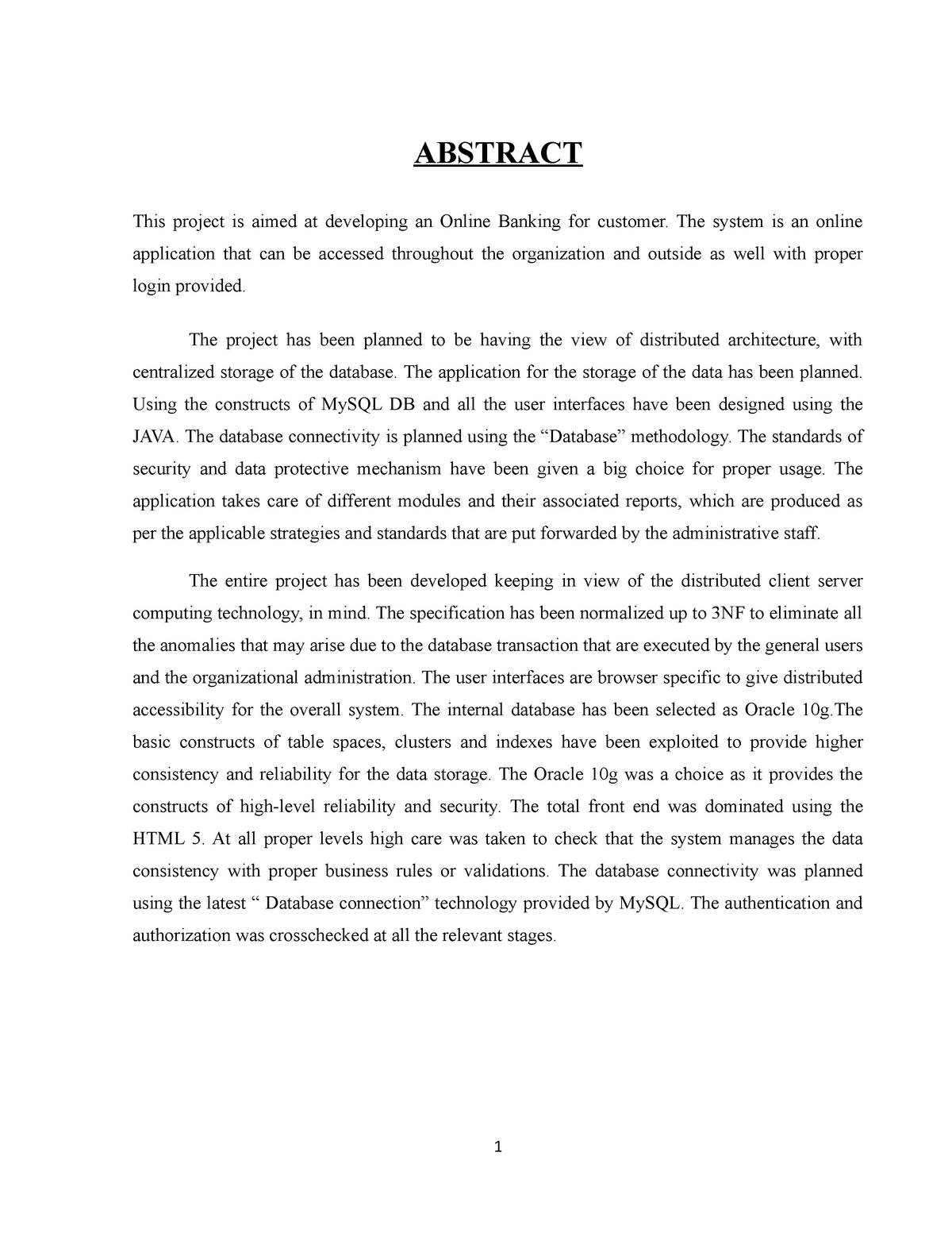 research paper related to banking