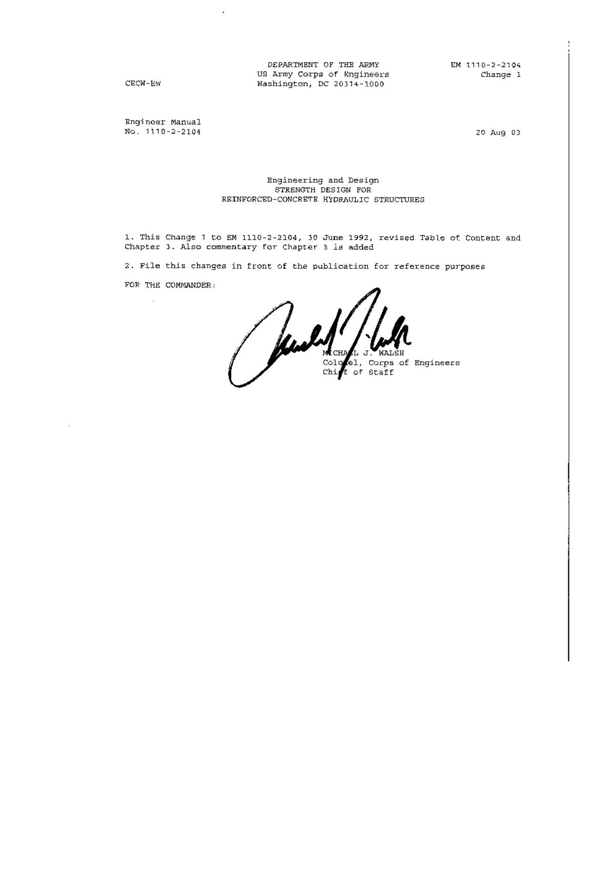 03 Usace design reinforced concrete Hydraulic Structures CECWED