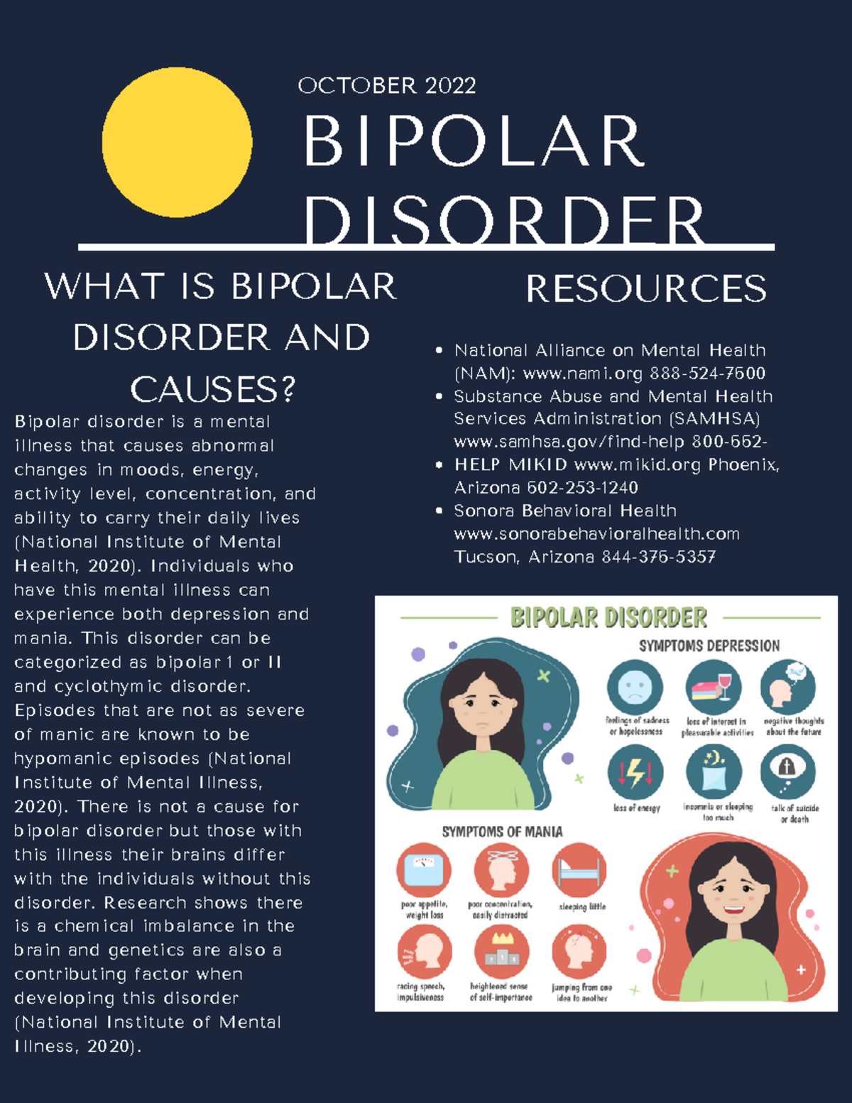 Bipolar disorder newsletter vreyes - BIPOLAR DISORDER OCTOBER 2022 ...