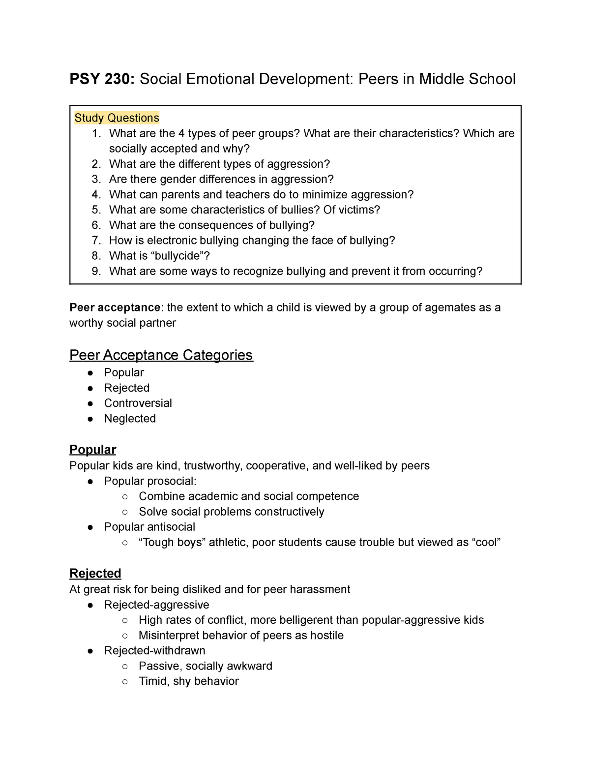 Social Emotional Development Peers In Middle School What Are The 4 