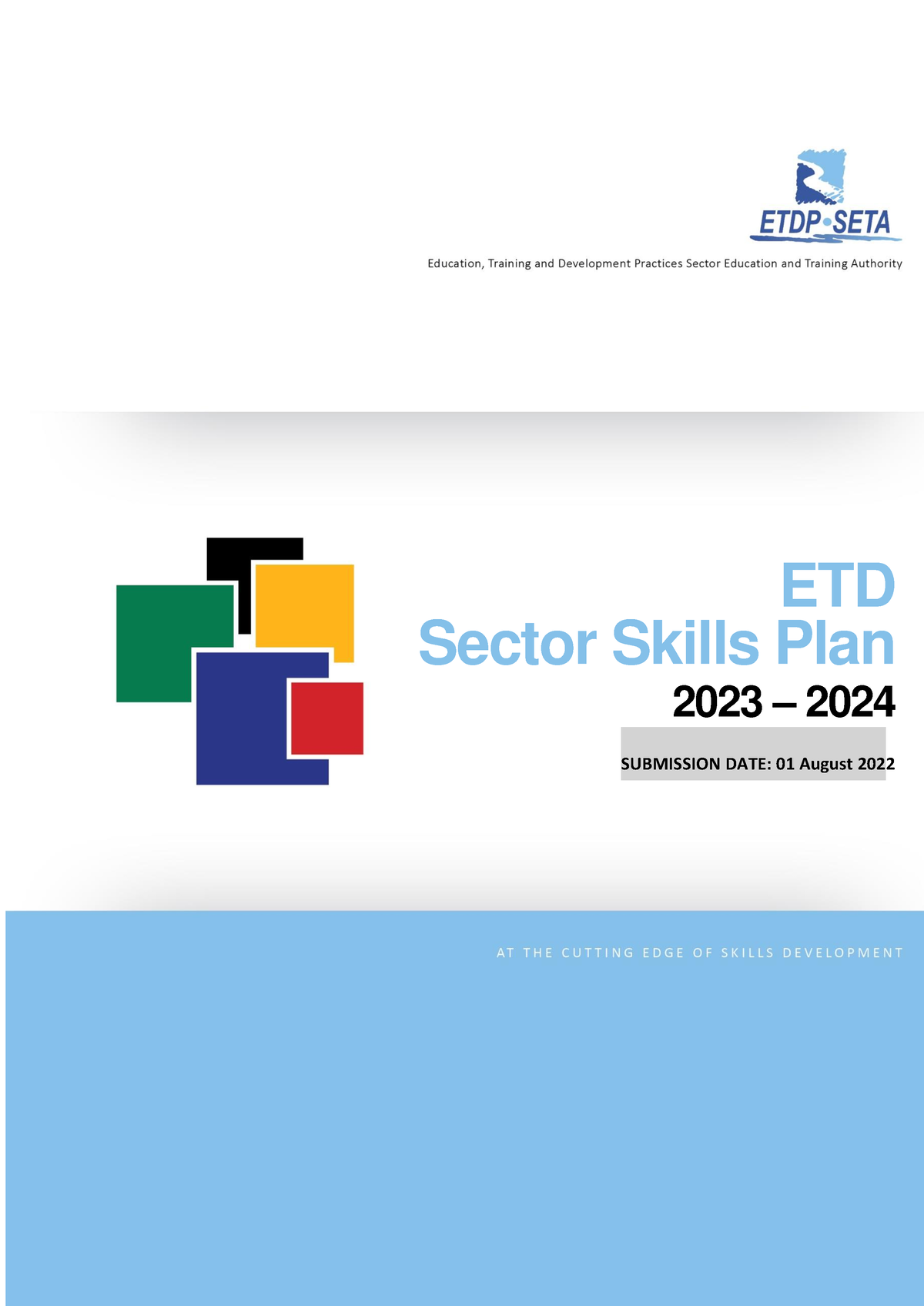 2023 2024 ETDP SETA Sector Skills Plan ETD Sector Skills Plan 2023   Thumb 1200 1696 