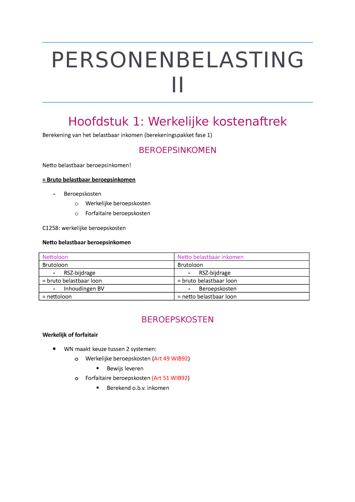 eth d arch personenbelasting