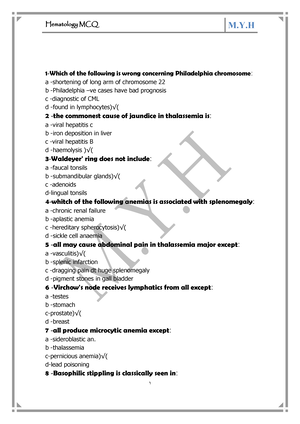 Pathology MCQ - Respiratory System - RESPIRATORY SYSTEM All of the ...