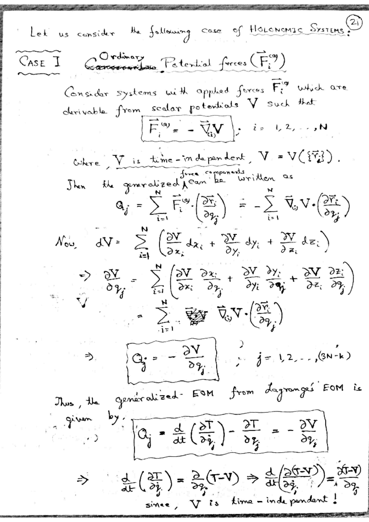 Note-03 - Lecture Notes - Classical Mechanics - Studocu