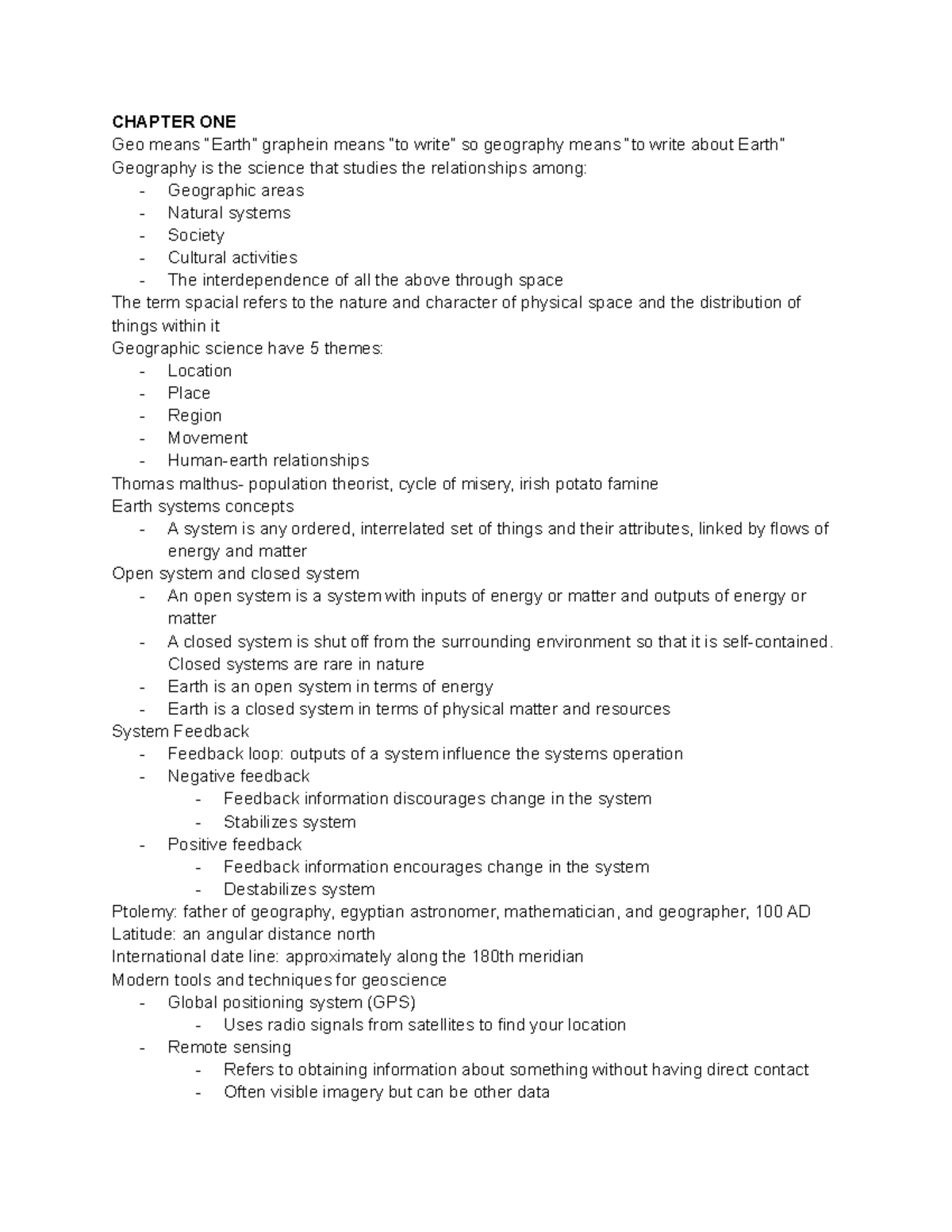 physical-geography-ch-1-chapter-one-geo-means-earth-graphein-means