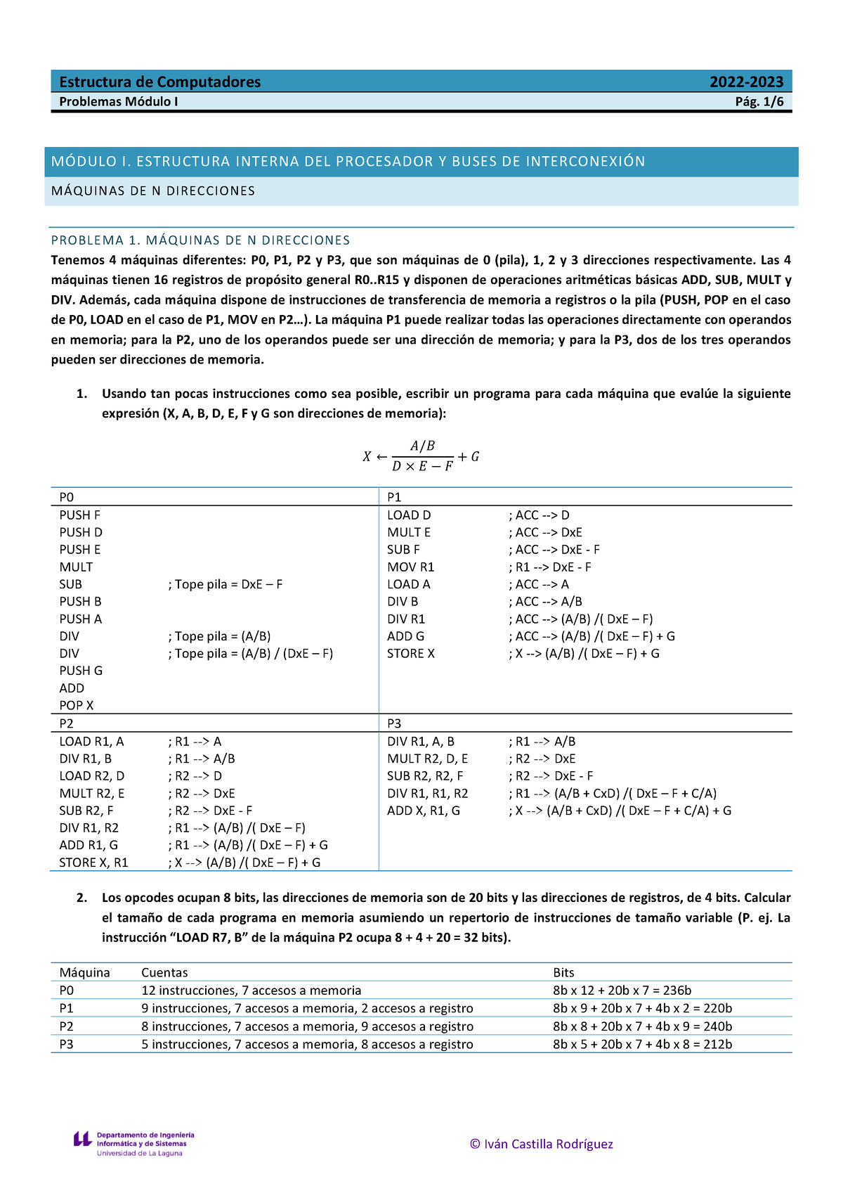 Problemas Resueltos Módulo I - Problemas Módulo I Pág. 1/ MÓDULO I ...