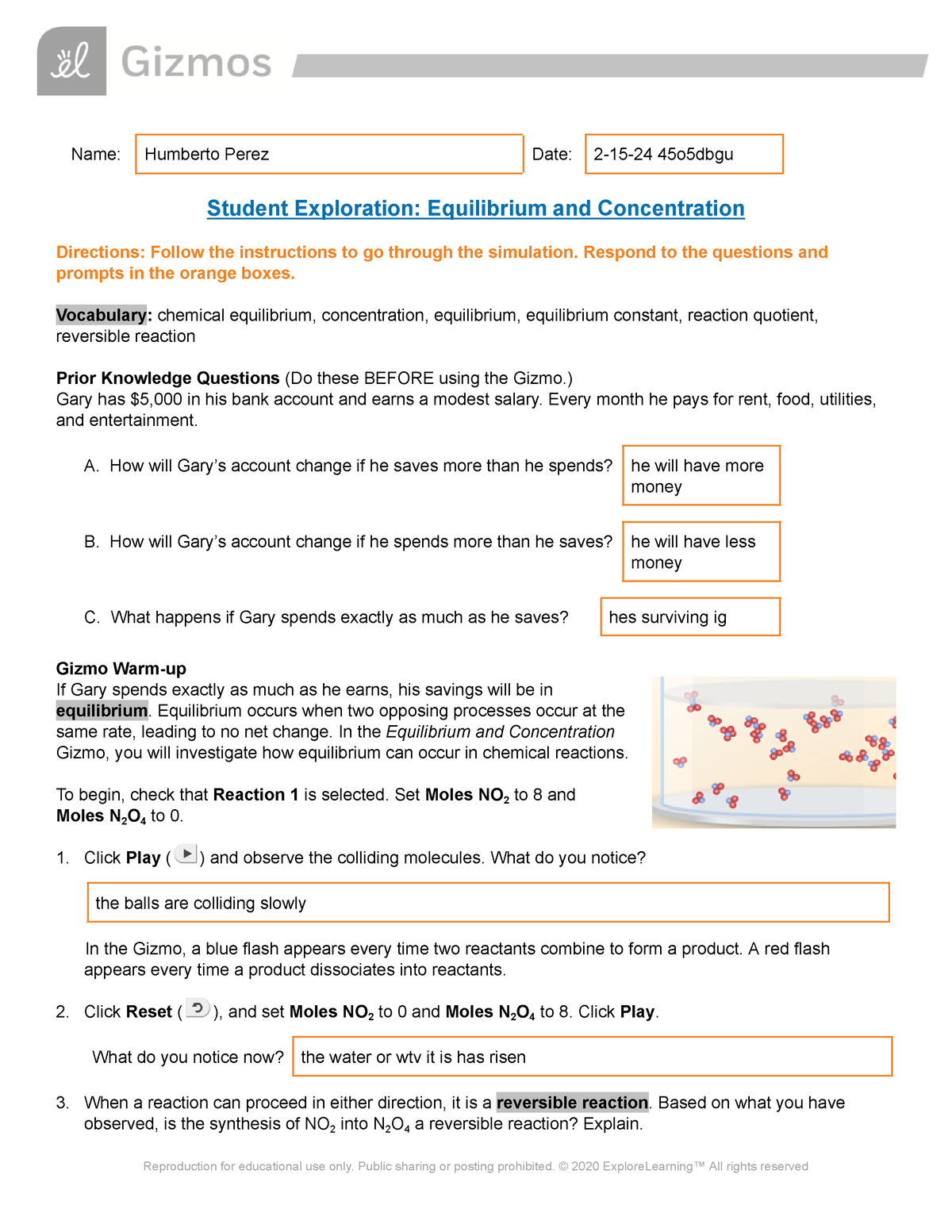 Kami Export - Copy Of Equilibrium Concentration SE - Name: Humberto ...