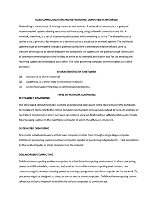 Intro To Programming - Lecture notes 1 - 1 1 INTRODUCTION TO ...