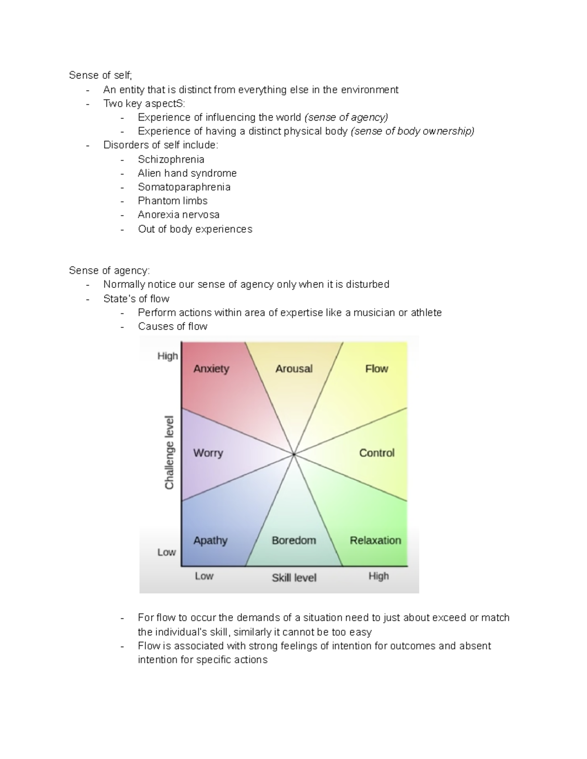 WEEK 8 Disorders Of The Self - Sense Of Self; - An Entity That Is ...