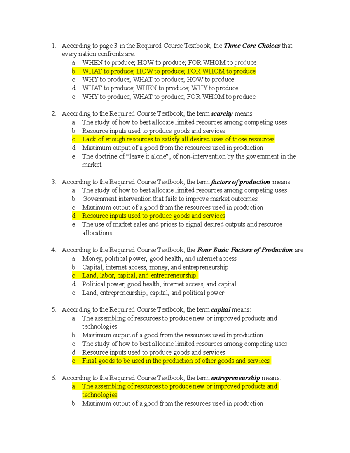 ECO - Ch 1 Defcon - Definitions - According to page 3 in the Required ...
