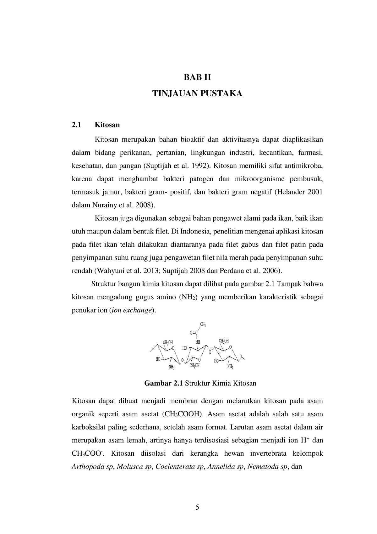 22222 - Kitosan Merupakan Bahan Bioaktif Dan Aktivitasnya Dapat ...