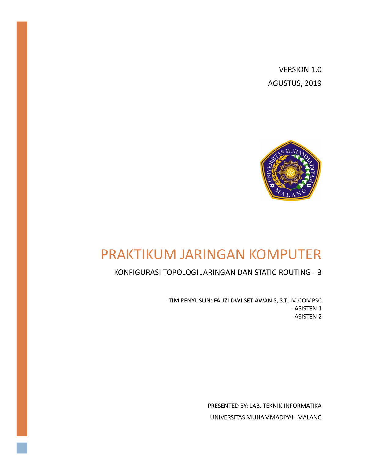 Modul - 3 - Jaringan Komputer - PRAKTIKUM JARINGAN KOMPUTER KONFIGURASI ...