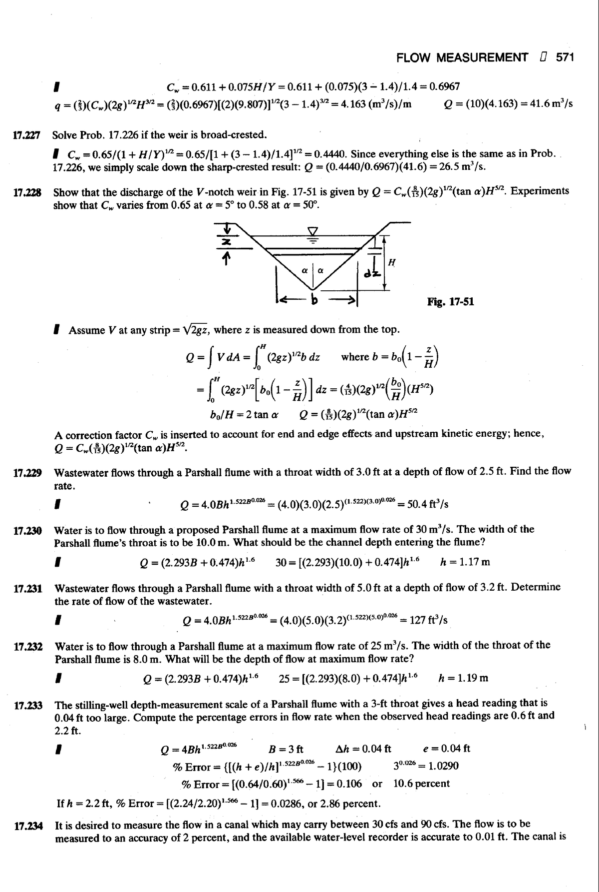 2500 Solved Problems In Fluid Mechanics And Hydraulics (Schaum's Solved ...